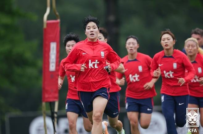 [서울=뉴시스]여자축구 이금민. (사진=대한축구협회 제공)