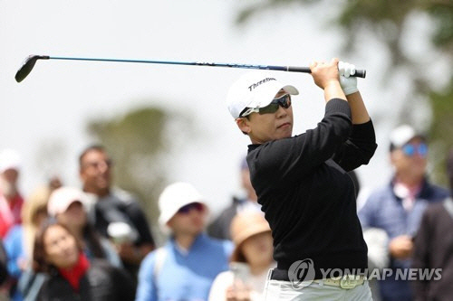 신지애의 최종 라운드 경기 모습[게티이미지/AFP=연합뉴스]