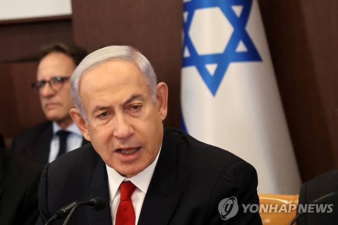 베냐민 네타냐후 이스라엘 총리. [로이터 연합뉴스 자료사진. 재판매 및 DB 금지]