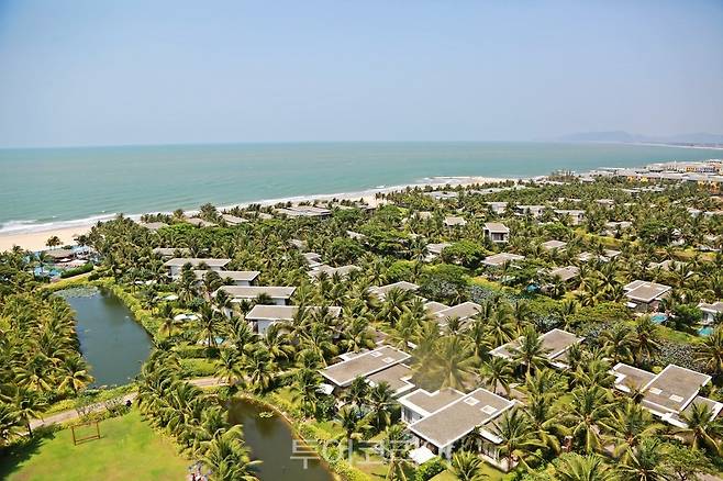 드넓은 멜리아 호짬의 레벨 빌라 구역