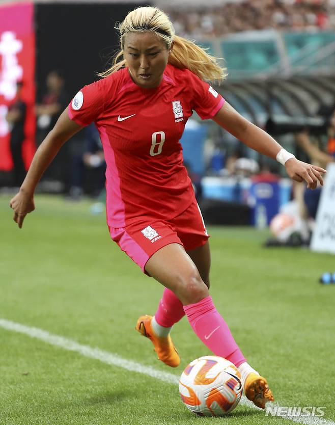 한국 여자 축구대표팀 미드필더 조소현. 사진=뉴시스