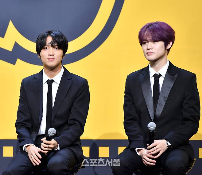 NCT드림 해찬(왼쪽), 천러. 강영조기자 kanjo@sportsseoul.com