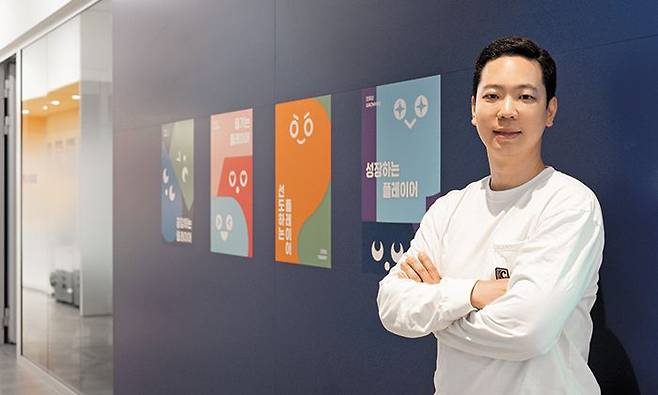 최근 서울 용산구 본사에서 만난 플레이리스트의 박태원 대표는 “올해 안으로 글로벌 히트작 3편을 내놓을 계획이다”라고 했다. /플레이리스트