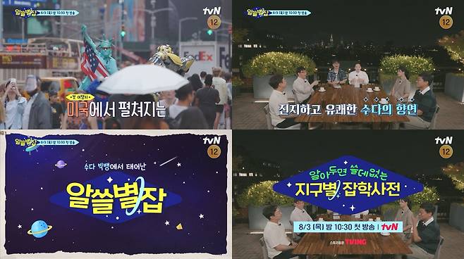 tvN은 새 예능 '알아두면 쓸데없는 지구별 잡학사전' [tvN 제공. 재판매 및 DB 금지]