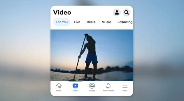 페이스북 영상 탭 개편