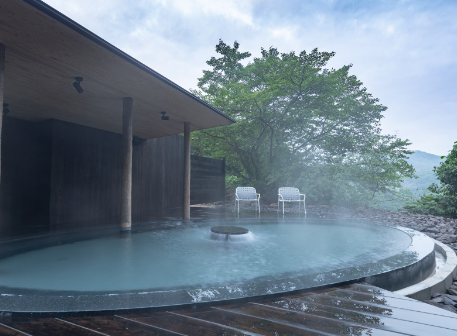 미후네야마 라쿠엔 호텔의 라칸 온천 / 사진=팀랩 공식 홈페이지