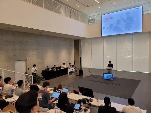 < 슈어소프트테크, MBD 컨소시엄 3차 워크샵 사진 / 슈어소프트테크 제공  >