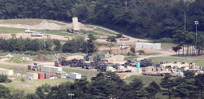 경북 성주 사드기지 자료사진. [연합]