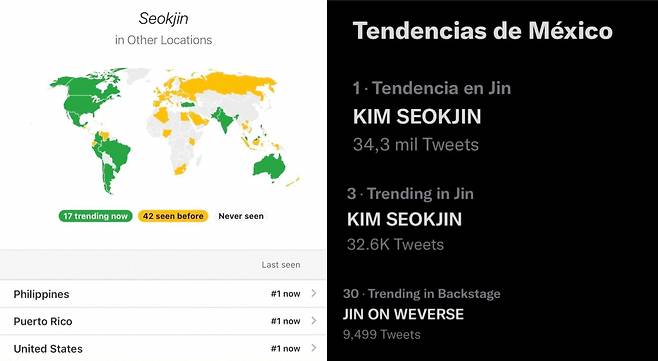 방탄소년단 진의 사진 한 장, 강도당한 브라질 팬 구했다