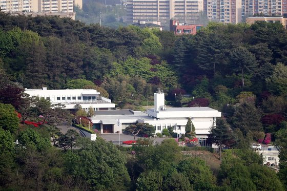 서울 한남동 대통령 관저 전경. 뉴시스