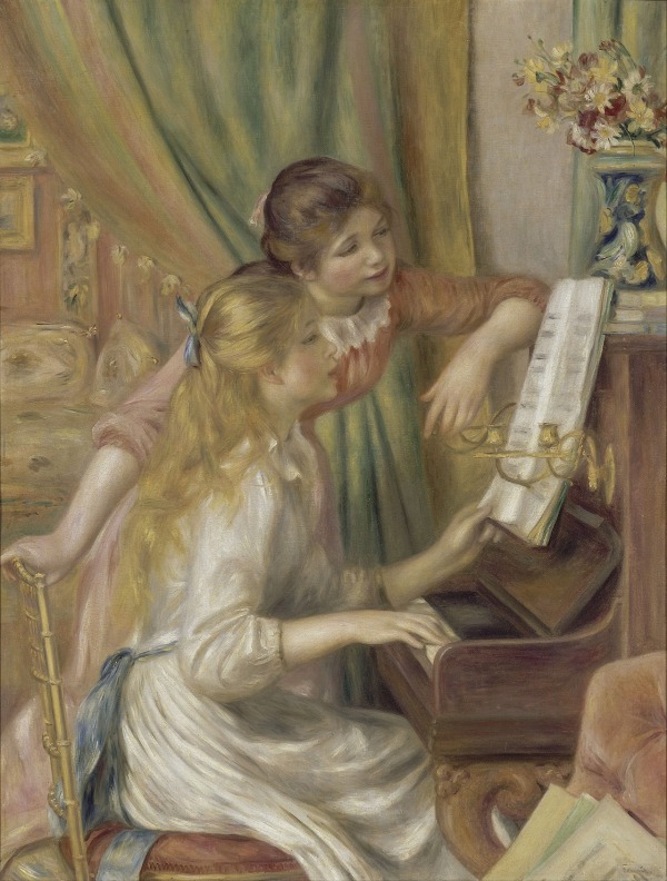 '피아노 앞의 두 소녀'(1892). /오르세 미술관 소장