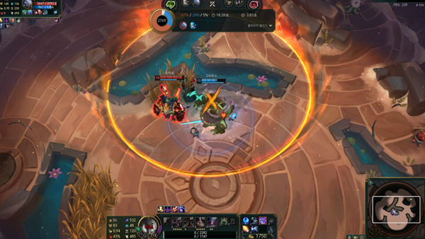 - 라운드 종료가 다가올수록 조여오는 불의 고리를 주의해야 합니다