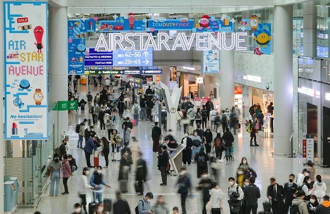 인천공항 터미널 모습