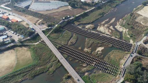 고양 공릉천에 설치된 용치. 경기문화재연구원 제공