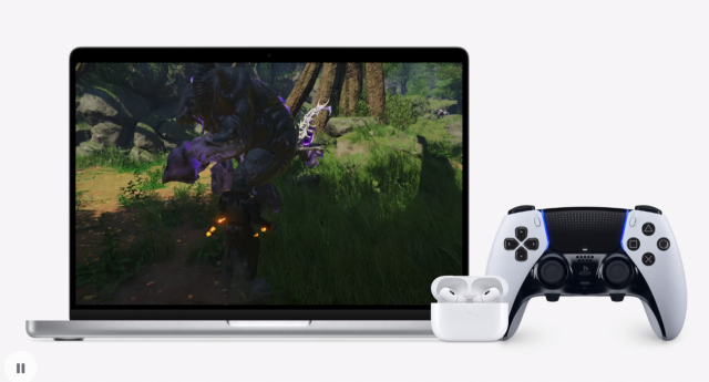 맥북의 게임 기능을 강조한 새로운 맥OS 버전 '소노마'. 사진 제공=애플