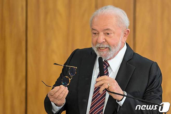 루이스 이나시우 룰라 다시우바 브라질 대통령 <자료사진> 2023. 5.30 ⓒ AFP=뉴스1 ⓒ News1 우동명 기자