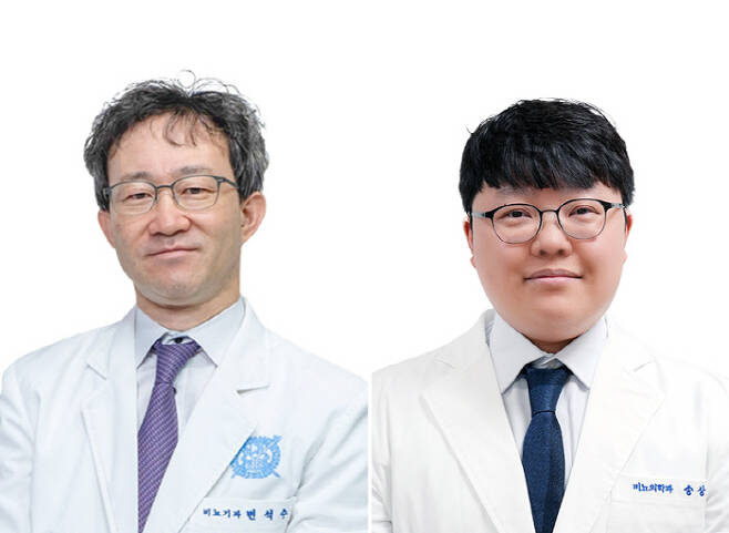 변석수 교수(왼쪽)와 송상헌 교수