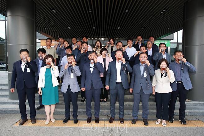 홍천강 별빛음악 맥주축제 홍보 퍼포먼스