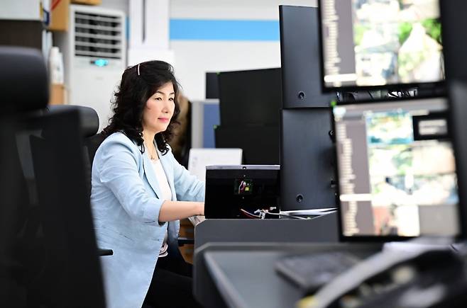 이신선 강남도시관제센터 관제요원.