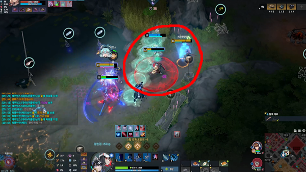 - 교대 직후 추가로 사용할 수 있는 Q 스킬을 활용하면 더욱 좋습니다