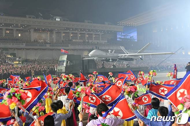 (평양 노동신문=뉴스1) = 북한 신형 무인기. [국내에서만 사용가능. 재배포 금지. DB 금지. For Use Only in the Republic of Korea. Redistribution Prohibited] rodongphoto@news1.kr