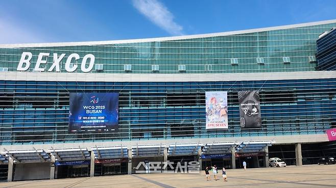 4년 만에 부산 벡스코에 부활한 ‘WCG 2023 부산’ 현장 모습. 벡스코=김민규 기자 kmg@sportsseoul.com