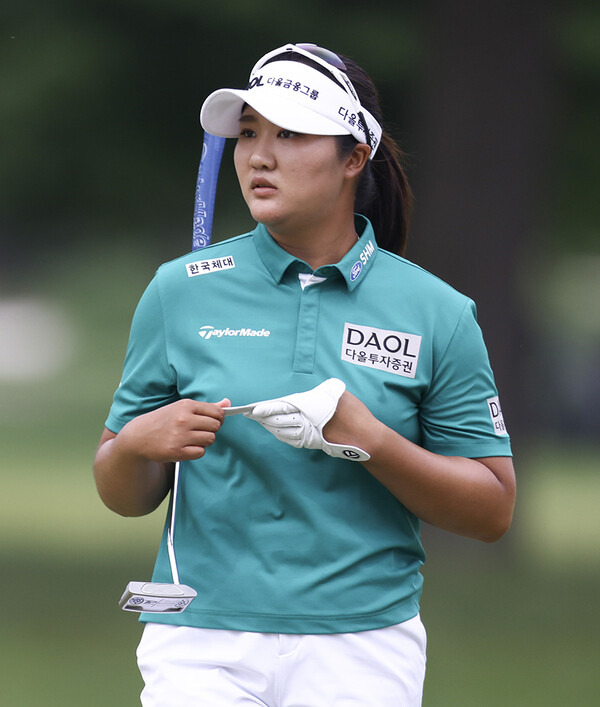 2023년 미국여자프로골프(LPGA) 투어 메이저 골프대회 아문디 에비앙 챔피언십에 출전한 유해란 프로. 사진제공=Getty Images_LPGA