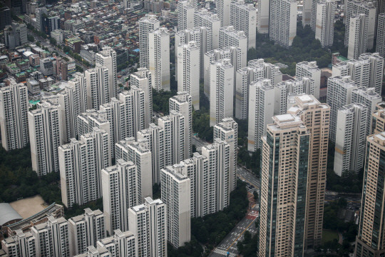 서울 송파구 일대 아파트 단지. 뉴시스