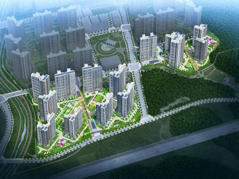 사진 설명. 호반써밋 그랜드파크(2, 4블록) 조감도 (제공. 호반건설)