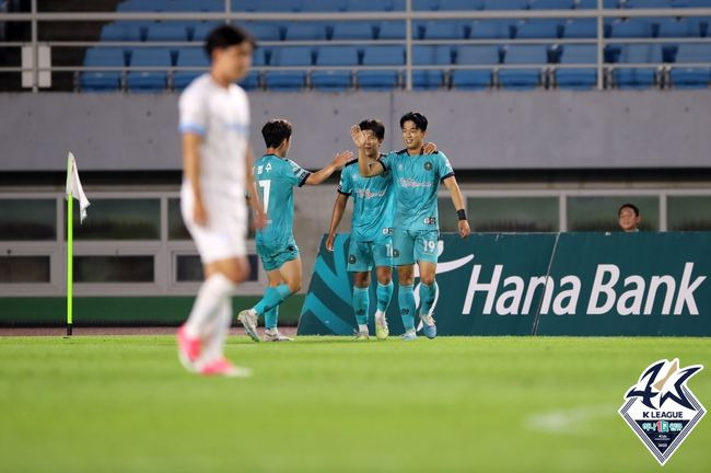 [사진] 안산 그리너스 이현규 / 한국프로축구연맹 제공.