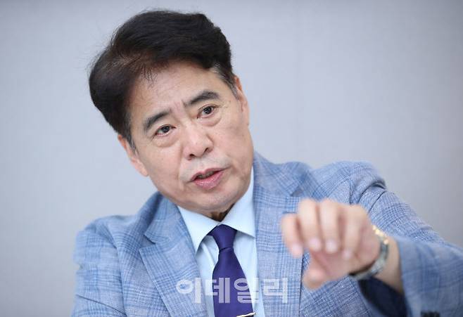 박인건 국립극장 극장장이 최근 서울 중구 국립극장 해오름극장에서 이데일리와 인터뷰를 하고 있다. (사진=노진환 기자)