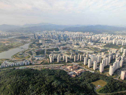 행복도시 조감 항공사진. 사진=행정중심복합도시건설청 제공