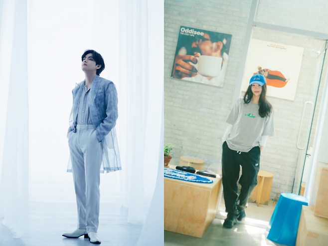 뷔, 민희진 사진(왼쪽부터). 빅히트 뮤직 제공.