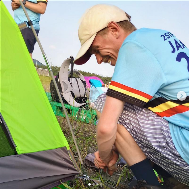 벨기에 잼버리 대표단 공식 SNS 인스타그램 갈무리