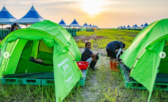 벨기에 잼버리 대표단 공식 SNS 인스타그램 갈무리