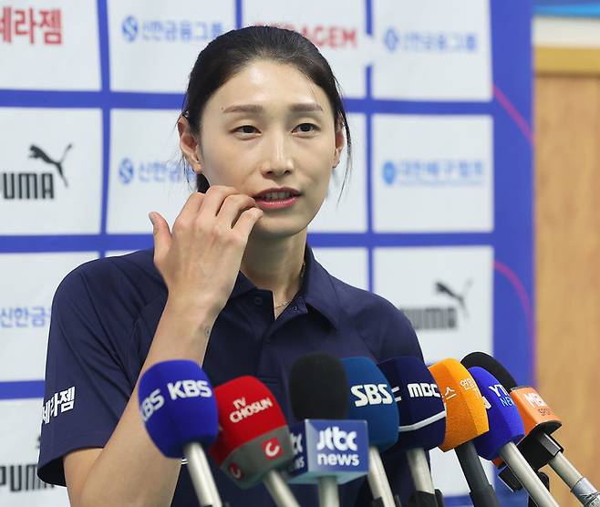 김연경은 IOC 선수위원 후보 접수를 공식화했다.(연합뉴스)