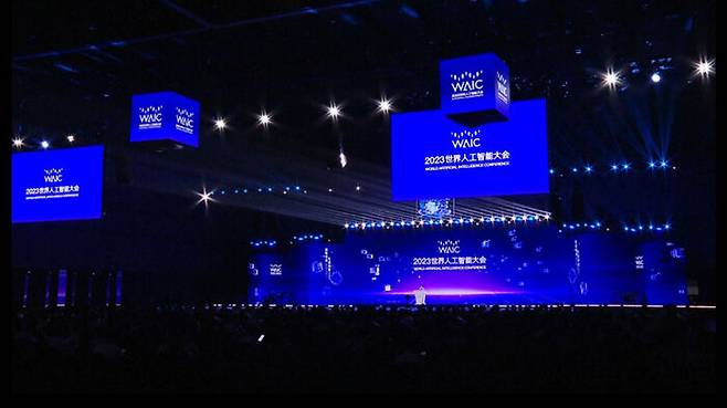 7월 상하이에서 열린 '월드 AI 컨퍼런스'