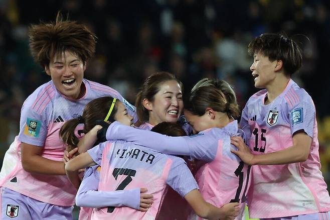 ▲ 일본 여자 축구대표팀이 월드컵 16강전에서 노르웨이를 3-1로 꺾었다. ⓒ연합뉴스/AFP/EPA