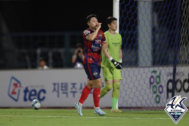 김천 상무의 조영욱.(한국프로축구연맹 제공)