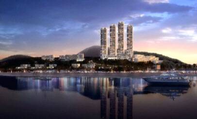 ▲ 동해시 망상동 724번지 동부목재유통센터 일원에 들어설 동해안권경제자유구역 망상2지구 조감도.