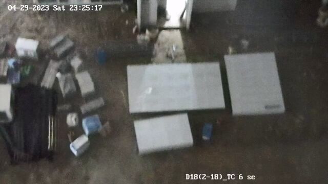 붕괴 당시 인근 CCTV 영상