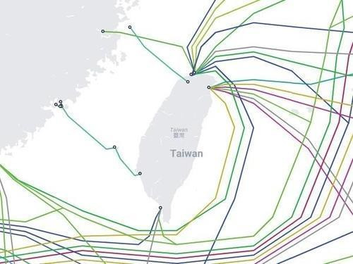 대만 주변에 설치된 해저케이블 [타이완뉴스 제공, 재판매 및 DB 금지]
