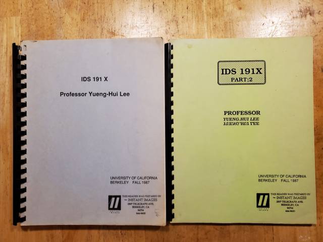 ▲리영희의 IDS 191 X 강의 자료. ⓒ리영희재단