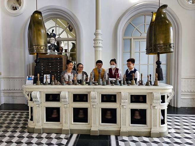 'JW메리어트 푸꾸옥 에메랄드 베이 리조트' 메인 로비 안내데스크[사진/백승렬 기자]