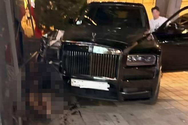 사고 당시 모습. 유튜브 영상 캡처