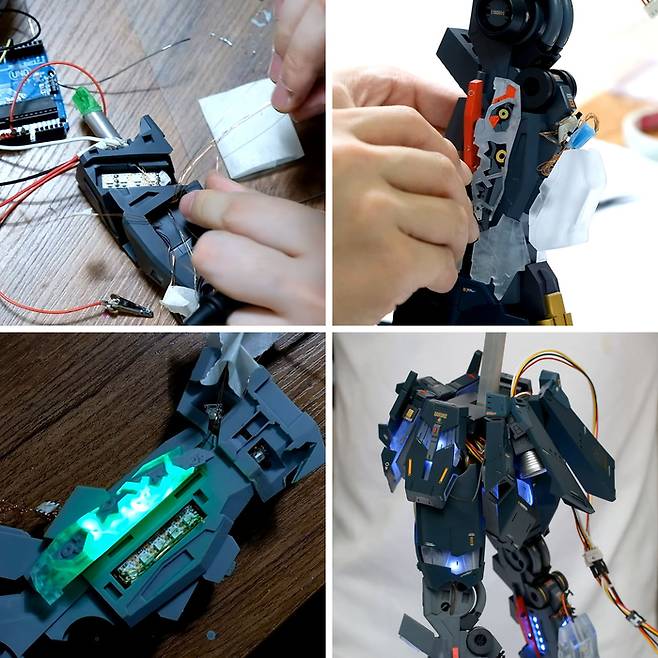 LED를 접목하면서 내부 설계가 80%이상 변경되었다