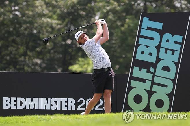 캐머런 스미스의 2라운드 경기 모습 [Vincent Carchietta-USA TODAY Sports/로이터=연합뉴스]