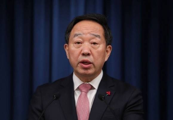 강승규 시민사회수석이 지난해 12월 29일 용산 대통령실 청사 브리핑룸에서 국민제안 운용경과 및 향후 계획 브리핑을 하고 있다. 뉴시스