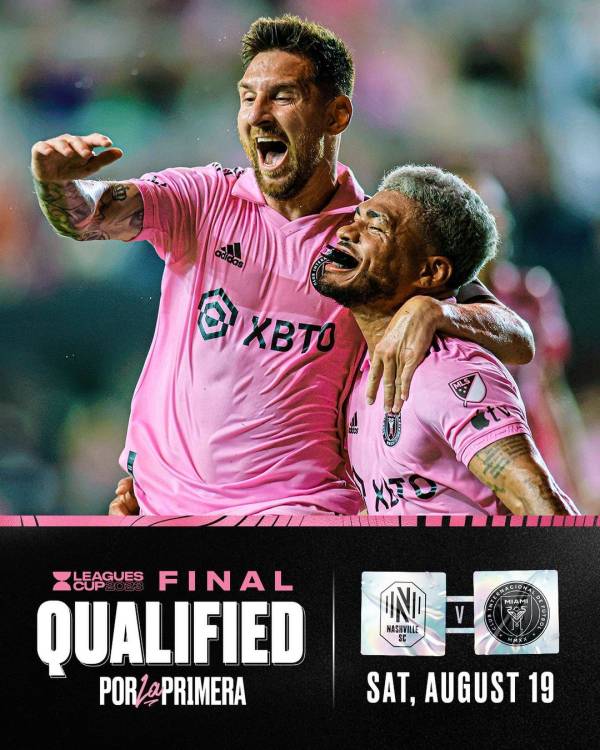 리그스컵 결승 진출을 알리는 인터 마이애미 SNS. 사진=인터 마이애미 SNS