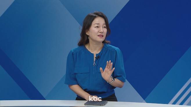 ▲16일 KBC '여의도초대석'에 출연한 이재정 의원